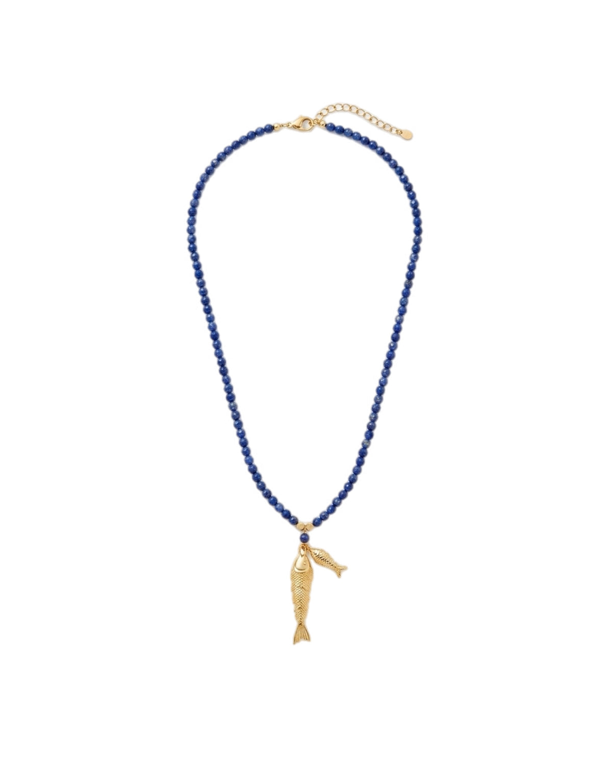 Fish Necklace Lapis