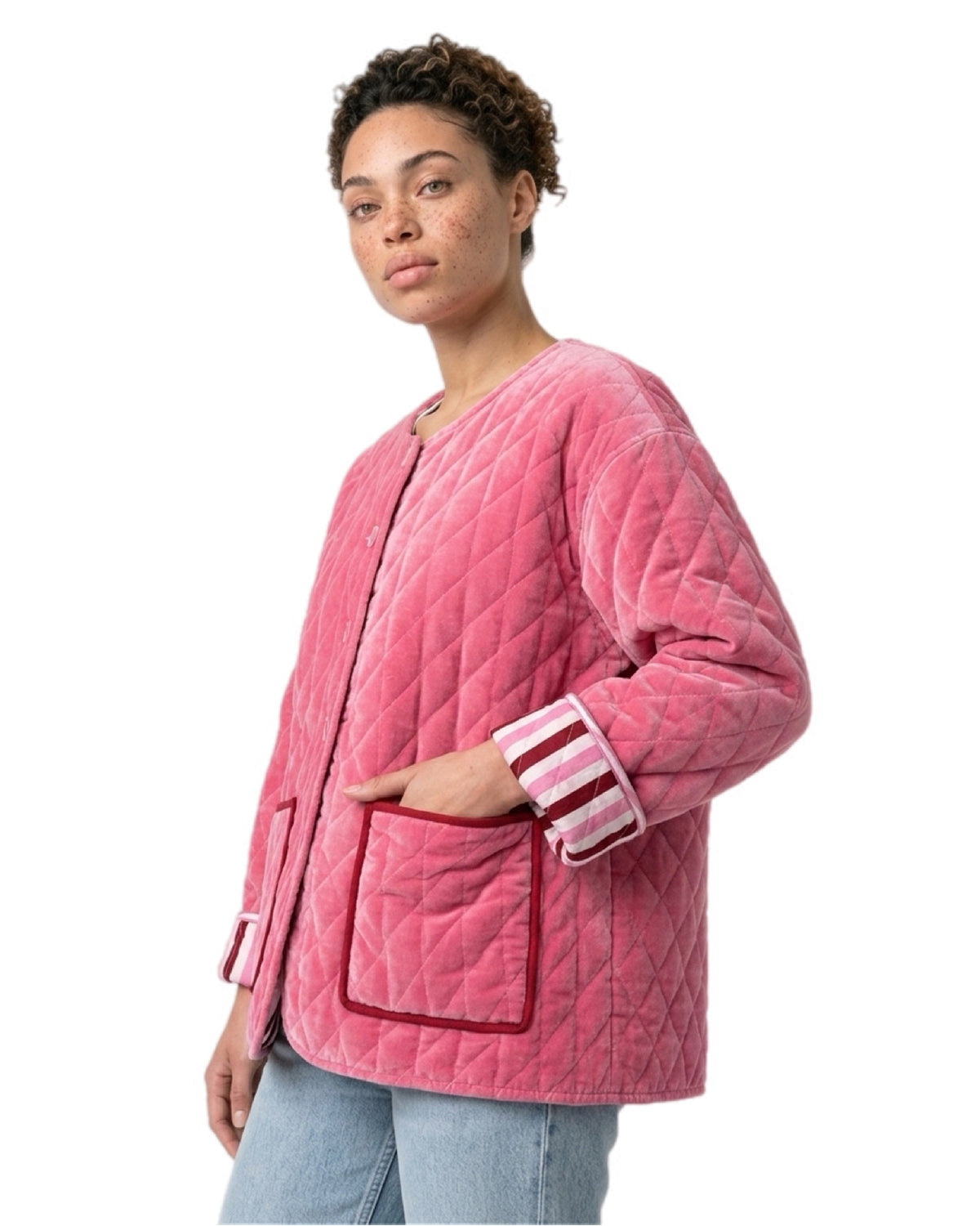 Velvet Scarf Jacket